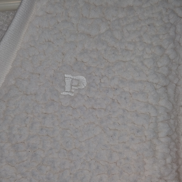 PINK Victoria's Secret Cream Hooded Sweatshirt - Picture 2 of 6